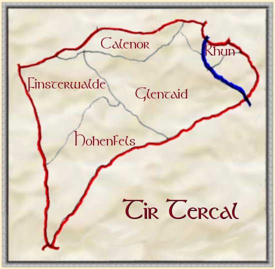 Karte von Tir Tercal